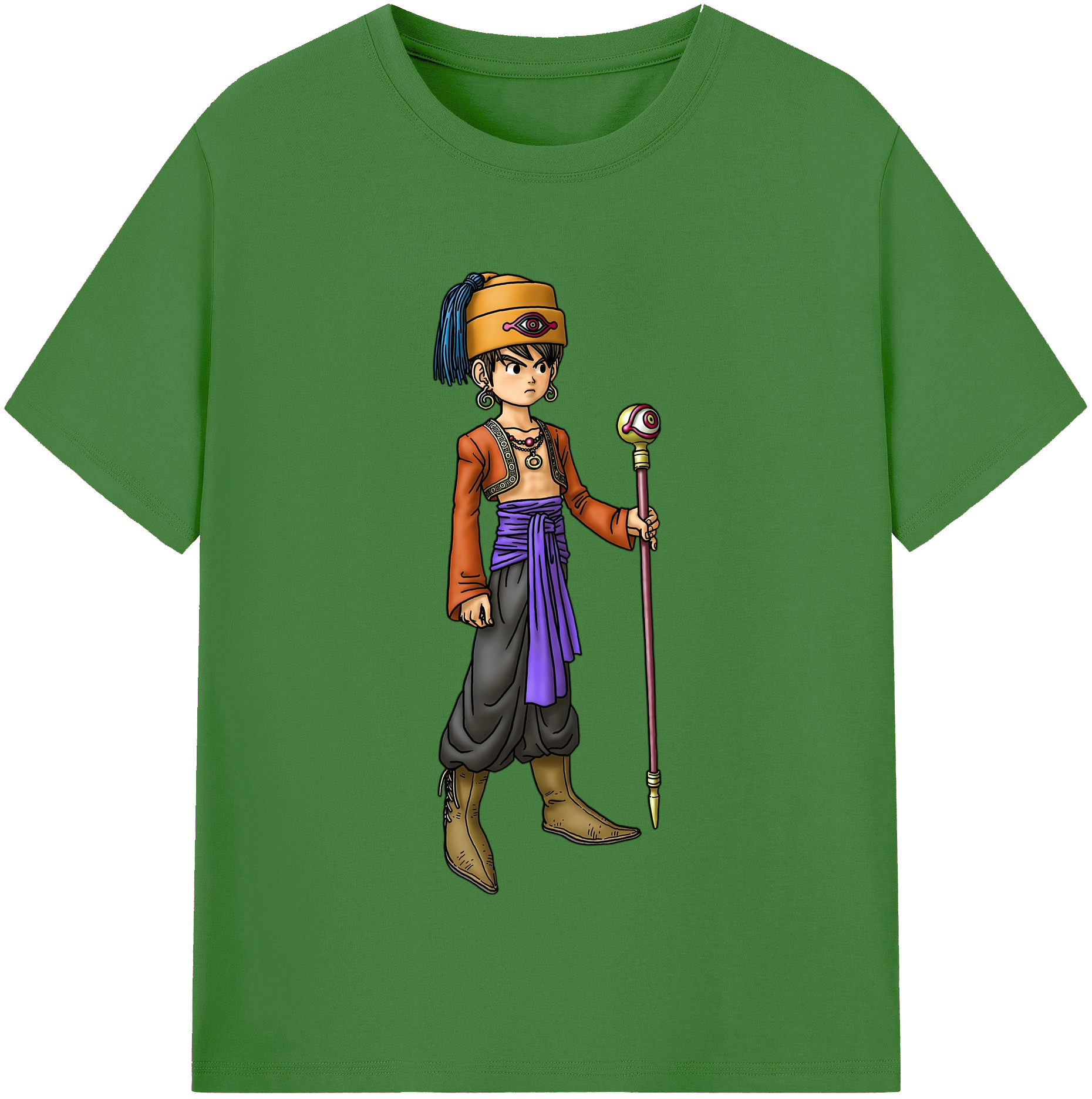 （画像用） ドラゴンクエスト Doragon Kuesuto Dragon Quest レディースカジュアルプリントTシャツ（綿100％）